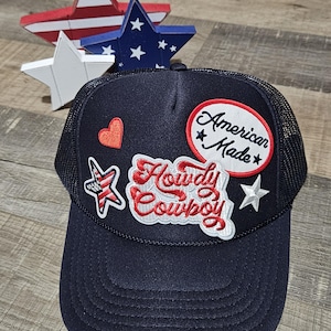 Howdy Cowboy Patch Hat