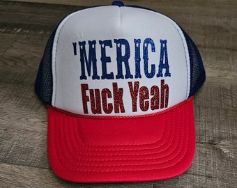 Merica FYea Trucker Cap, USA 4.Juli
