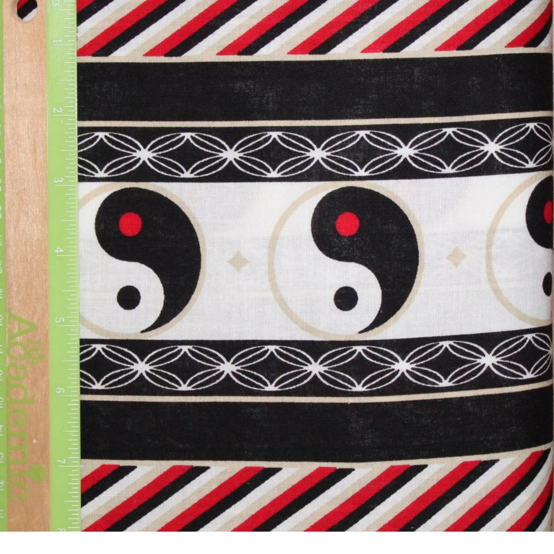 Chinese Design Vertical Stripes Asian Inspired Ying and - Etsy