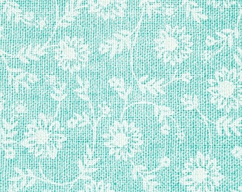 Blue Colored Fabric, Pretty Small Flowers, David Textiles, Springtime Fabric, Allover Flowers