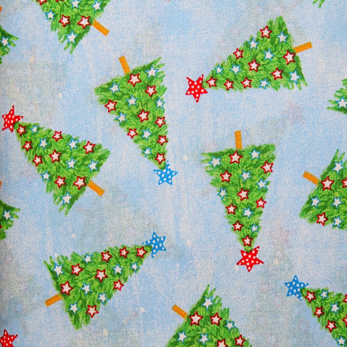Christmas Tree Fabric By The Yard Christmas Tree Toss On Etsy