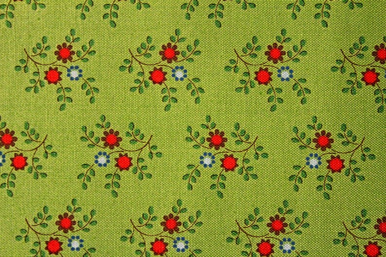 Cotton Floral Fabric on White Background Fabric By The Yard Etsy