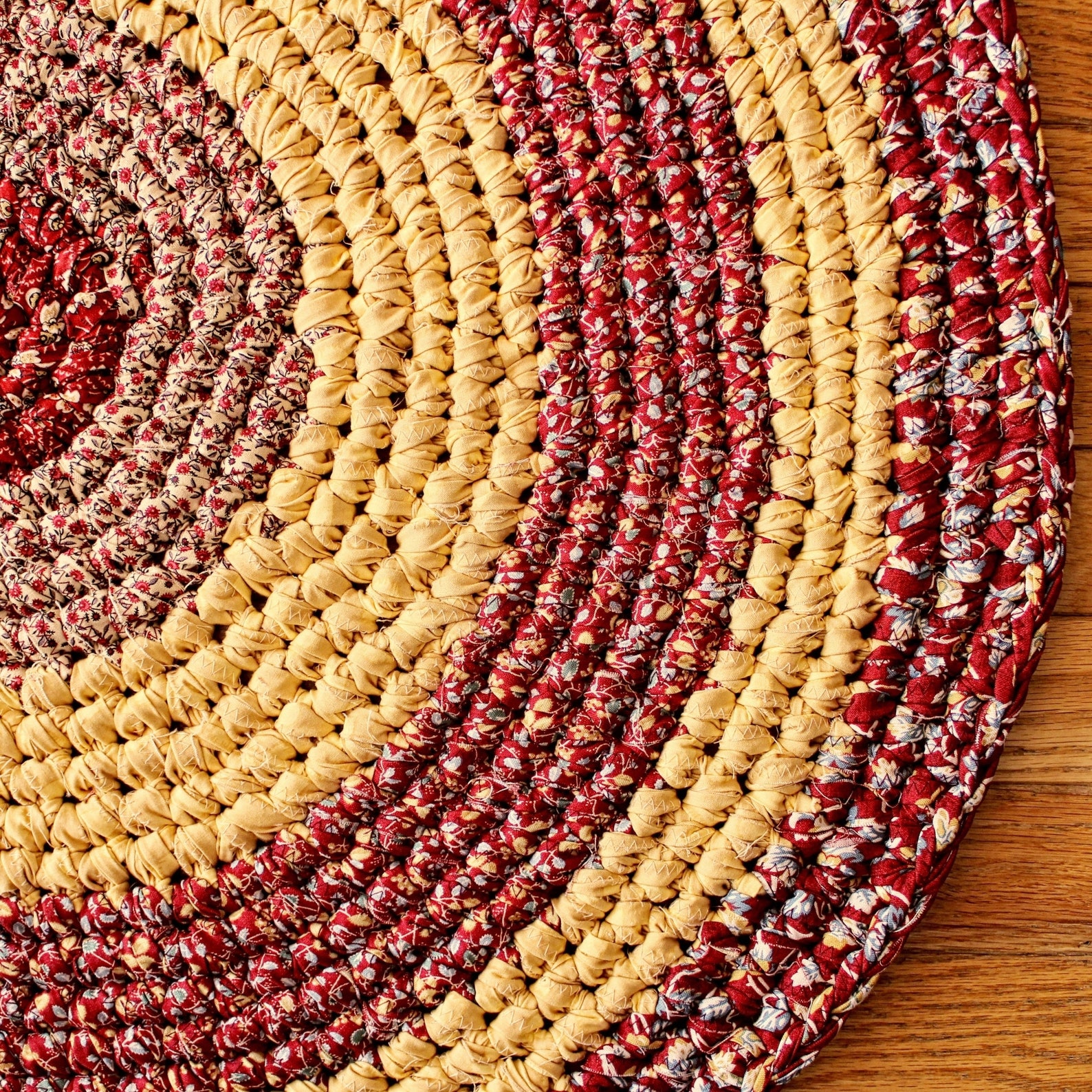 Christmas Rag Rug Oval Rag Rug Washable Rugs Cotton Fabric Etsy