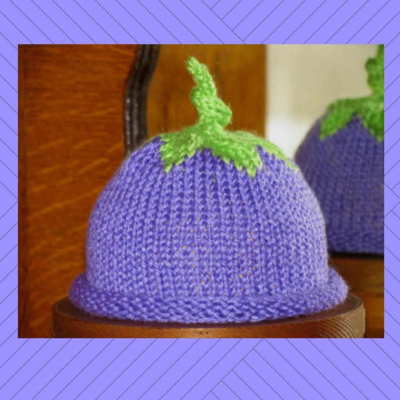 Preemie Hand Knit Beanie Hat Aquamarine