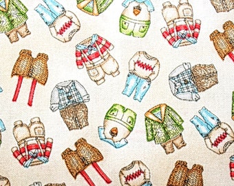 Fabric For Sewing, Quilting, Forest Friends, Little Boy Outfits