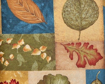 Patchwork Design, Autumn Leaf Fabric, Low Cost, South Sea Imports