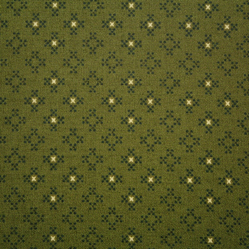 Cotton Sewing Quilting Fabric Dark Olive Green Etsy