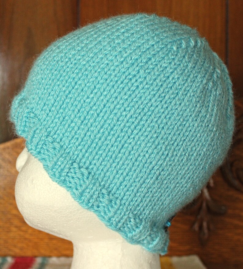 Hand Knit Newborn Pumpkin Hats