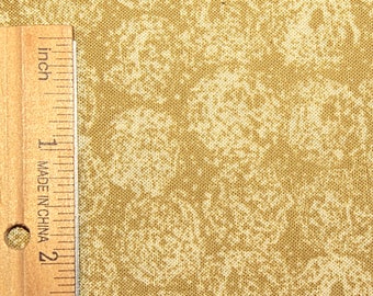 Benartex Fabrics, Fabric With Swirls, Gold Dot Fabric, Two Tone Fabric