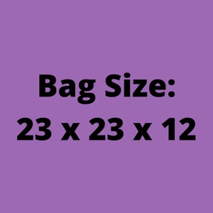 Zipper Vinyl Bags, Large Clear Bags, Blanket Storage, Clear Bags, 23 x 23 x 12 image 2