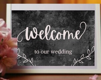 Wedding Welcome Sign