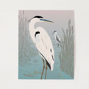 Herons Print