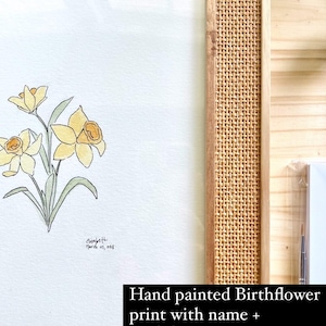 Birth Flower Custom Order