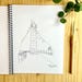 Michigan Lighthouse Watercolor Sketchbook - Etsy