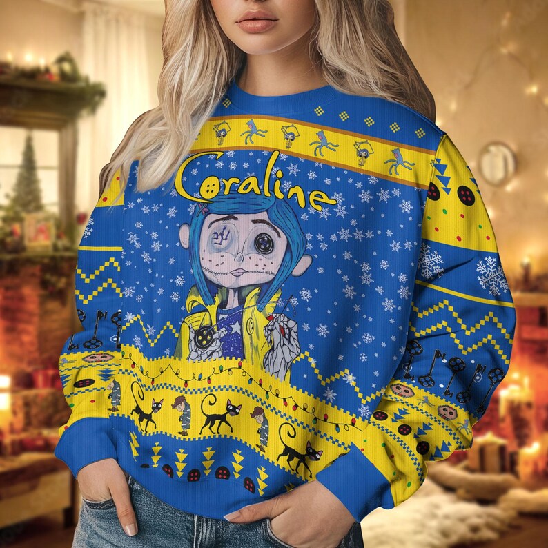 Coraline Unisex Heavy Blend™ Crewneck Sweatshirt