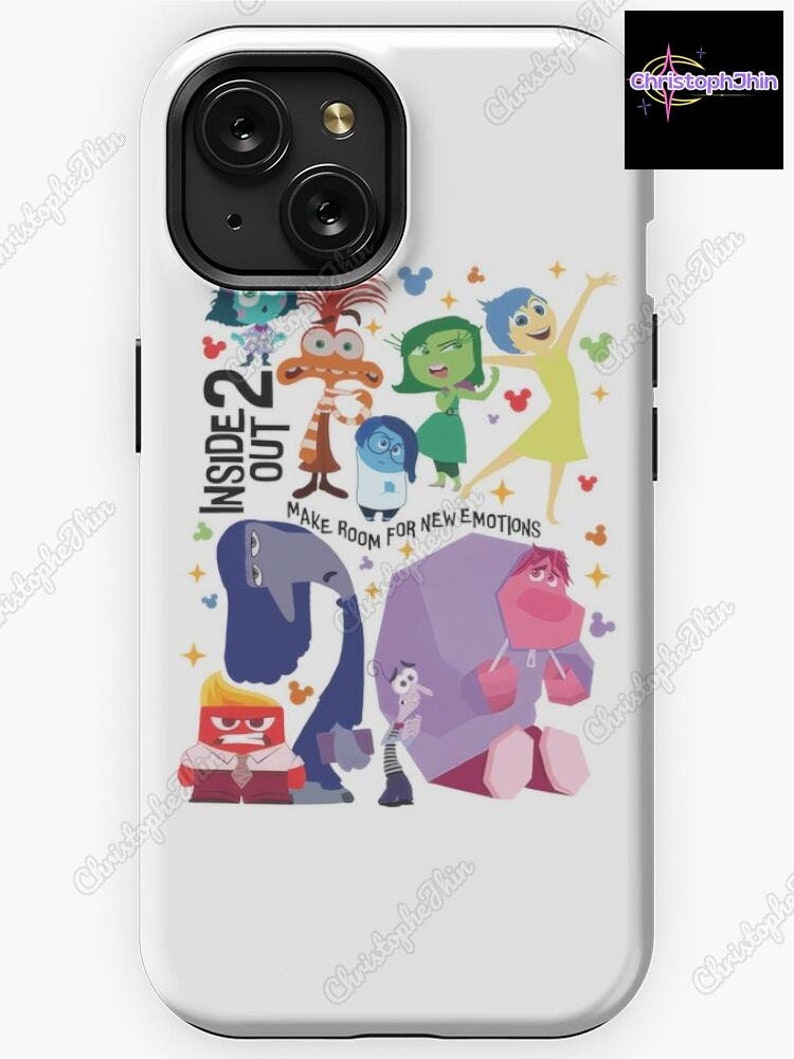 Inside Out 2 Phone Case, Disney Inside Out Phone Case, Emotion Friend