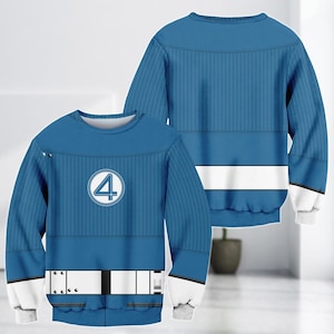 Reed Richards Sweatshirt, Disney Fantastic Four Hoodie, Halloween Superhero Costume T-Shirt, Fantastic 4 Movie Gift, Gift For Him