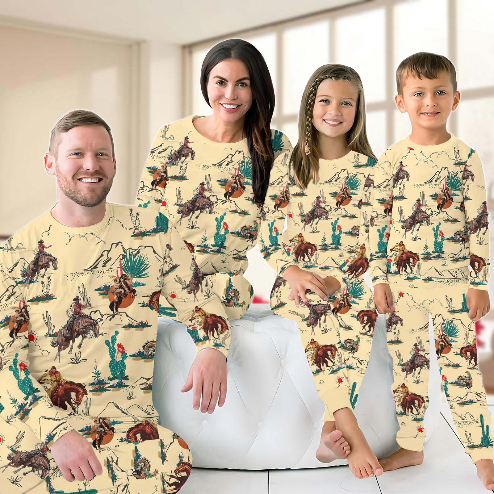 Family Cowboy Pajama Etsy UK