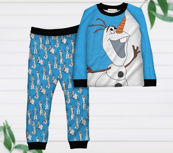 Disney Pyjama Olaf Adulte Pajama Sets Adult Olaf Pajamas Blue Luxe