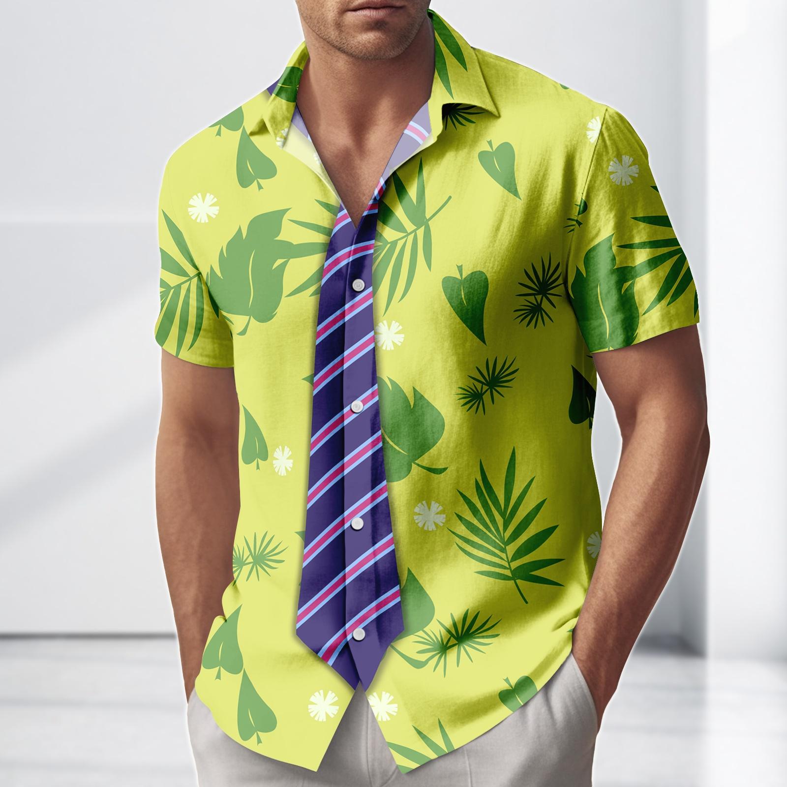 HOLOUN Zoo Movie Nick Wilde Cosplay Costume Pink Green Shirt Tie Hallo