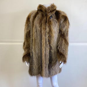 Echter oversize Fuchspelzmantel, Perfekter Zustand, Größe L