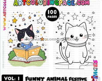 Animal Coloring Pages: 100 Unique Designs (PDF Download)