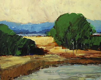 Bobbi Doyle-Maher Original Tonalism Painting Impressionist Southern Landscape