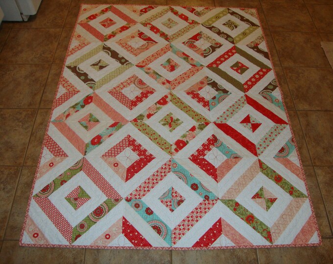 Bliss Twin Size Cotton Quilt Etsy