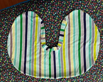 Striped Nursing Pillow Cover