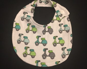 Newborn Infant Dribble Bib Scooters!