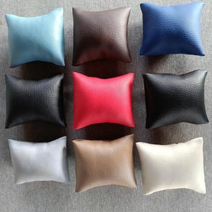Premium Watch Pillows, Faux Leather Watch Display Cushions, Jewelry Pillows for Watch Boxes, Case Pad Pillows, Perfect for Storing & Display