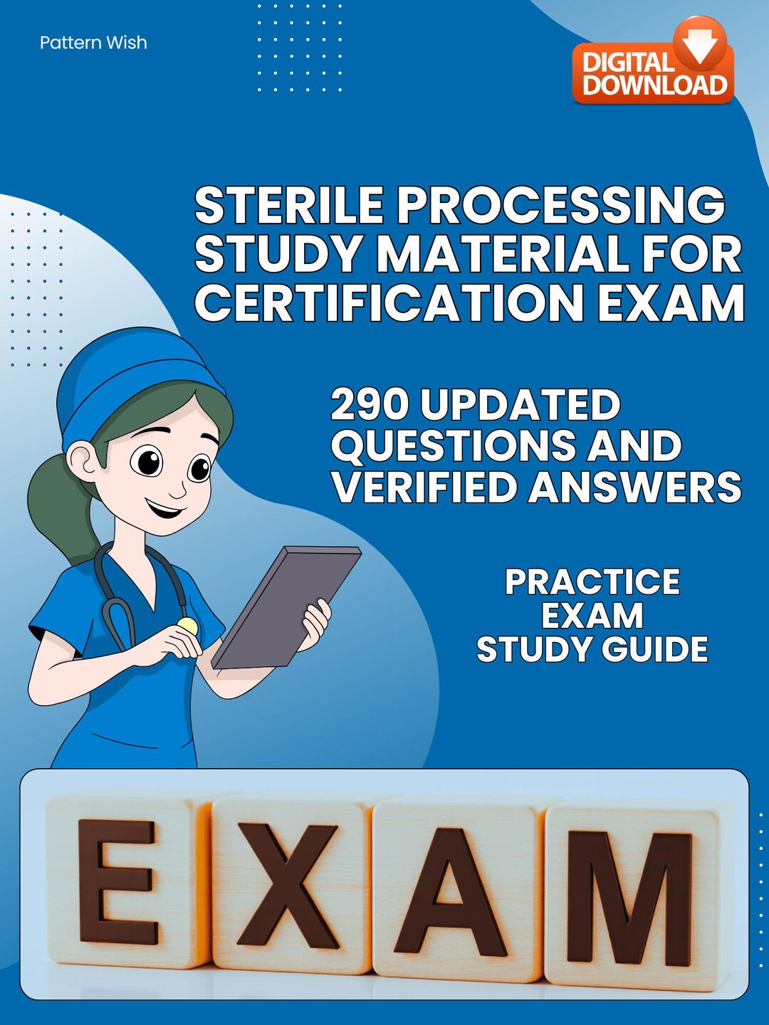 Sterile Processing Certification Study Guide | 290 Questions & Answers | Exam Prep - Etsy