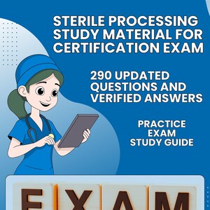 Sterile Processing Certification Study Guide | 290 Questions & Answers | Exam Prep