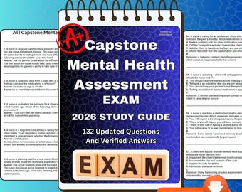 Studiehandledning för examen i psykisk hälsa och omvårdnad | 132 övningsfrågor (PDF)