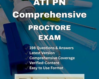 Guía de estudio para el examen ATI PN Predictor: 198 preguntas verificadas (Descarga en PDF)