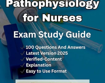 Fisiopatología para enfermeras / Guía de estudio 2025 con 100 preguntas y respuestas (descarga en PDF)