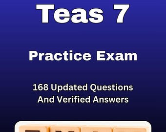 TEAS 7 Övningsprov | 168 frågor och svar | PDF-studieguide