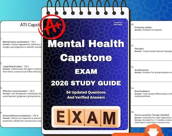 Studiehandledning för examen i psykisk hälsa och omvårdnad | 54 övningsfrågor (PDF)