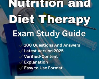 Studiehandledning för näring och dietterapi | Förberedelser inför omvårdnadsexamen (PDF-nedladdning)