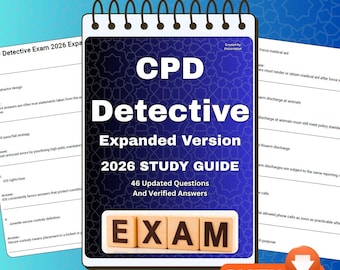 Studiehandledning för CPD-detektivprovet 2026 | 46 frågor och svar | Utökad version i PDF-format