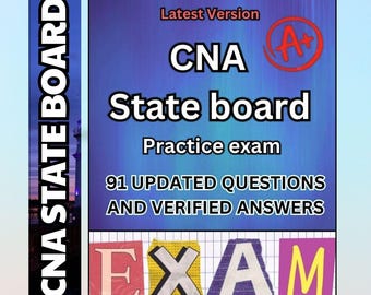Guía de estudio para el examen de la Junta Estatal de CNA: 91 preguntas de práctica (PDF imprimible)