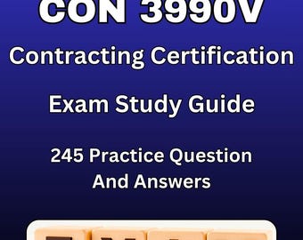 Examen de certificación CON 3990V / 245 preguntas y respuestas / Descargar PDF