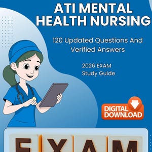 Mental Health Nursing Practice Questions | 120 Q&A Study Guide | PDF Download