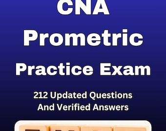 CNA Prometric Exam Övningstest | 212 Frågor och svar | PDF-nedladdning