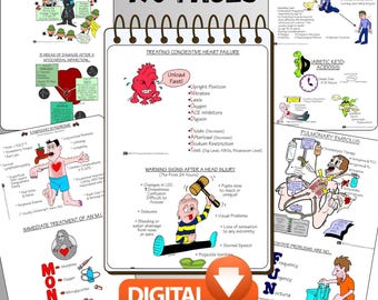 Guía de estudio de mnemotecnia en enfermería / 39 páginas / Recursos esenciales para la memoria estudiantil / PDF instantáneo