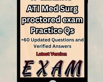 Preguntas de práctica para el examen supervisado de ATI Med Surg (Descarga en PDF)