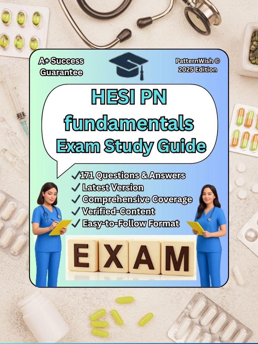 HESI PN Fundamentals Exam Study Guide | 171 Updated Questions &amp; Verified Answers - Etsy