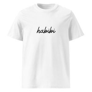 Habibi T-Shirt | Organic Cotton Arabic Shirt | Unisex | Muslim Gift, Middle Eastern Streetwear