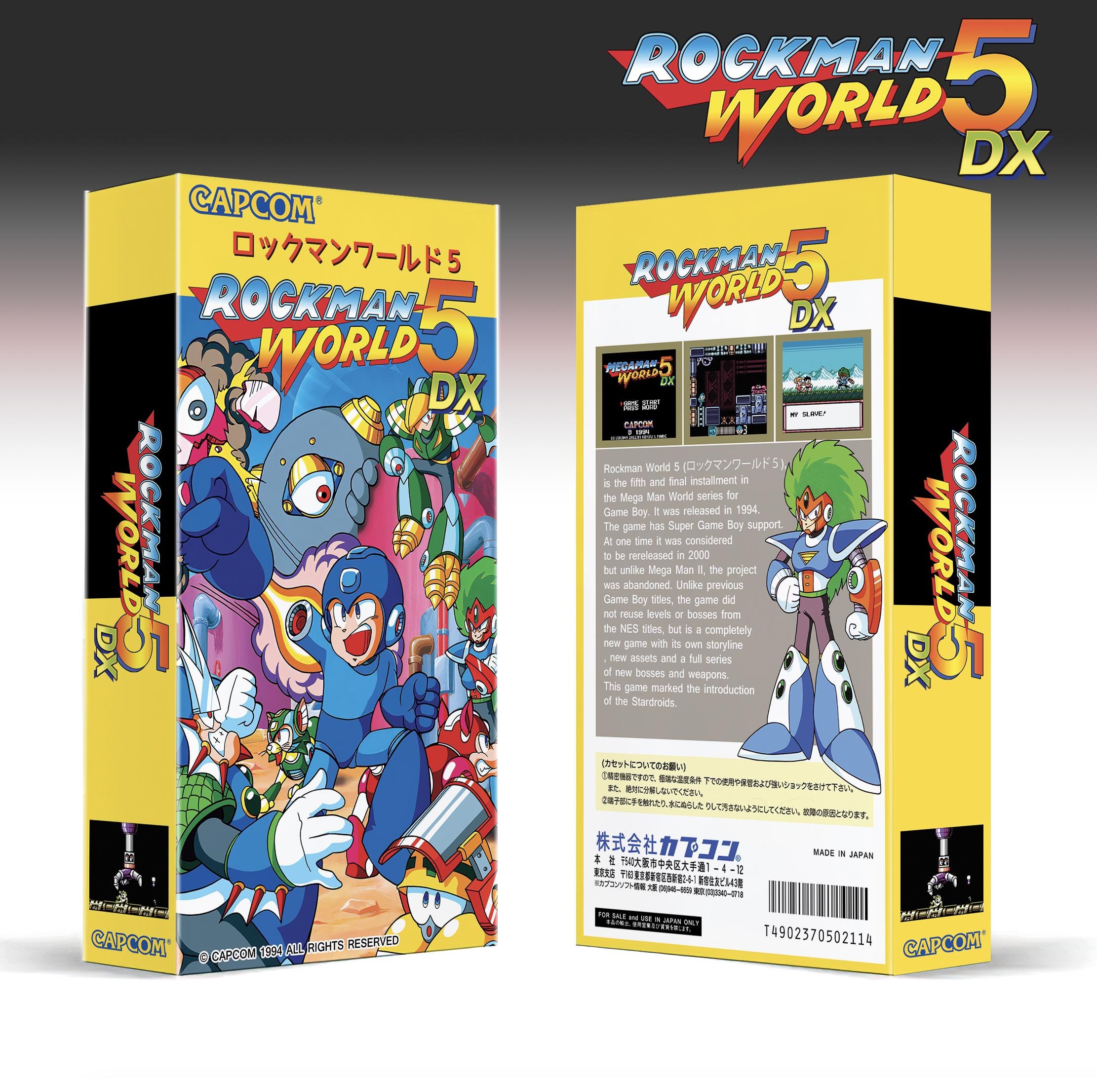 Rockman World5 Game(megaman World 5)/ Gameboy Advance / Rare Rockman World5 Game(megaman World 5)/ Gameboy Advance / Rare
