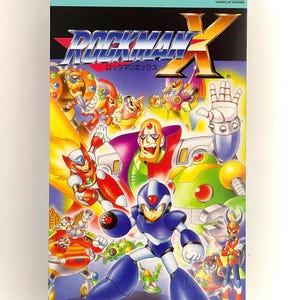 RockmanX1 SFC - Neu hergestellte Pappschachtel Es ist eine leere Schachtel mit einem Tablett